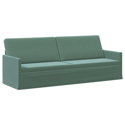 3 Seater Sofa Sea Green 220 x 81 x 82 cm Velvet
