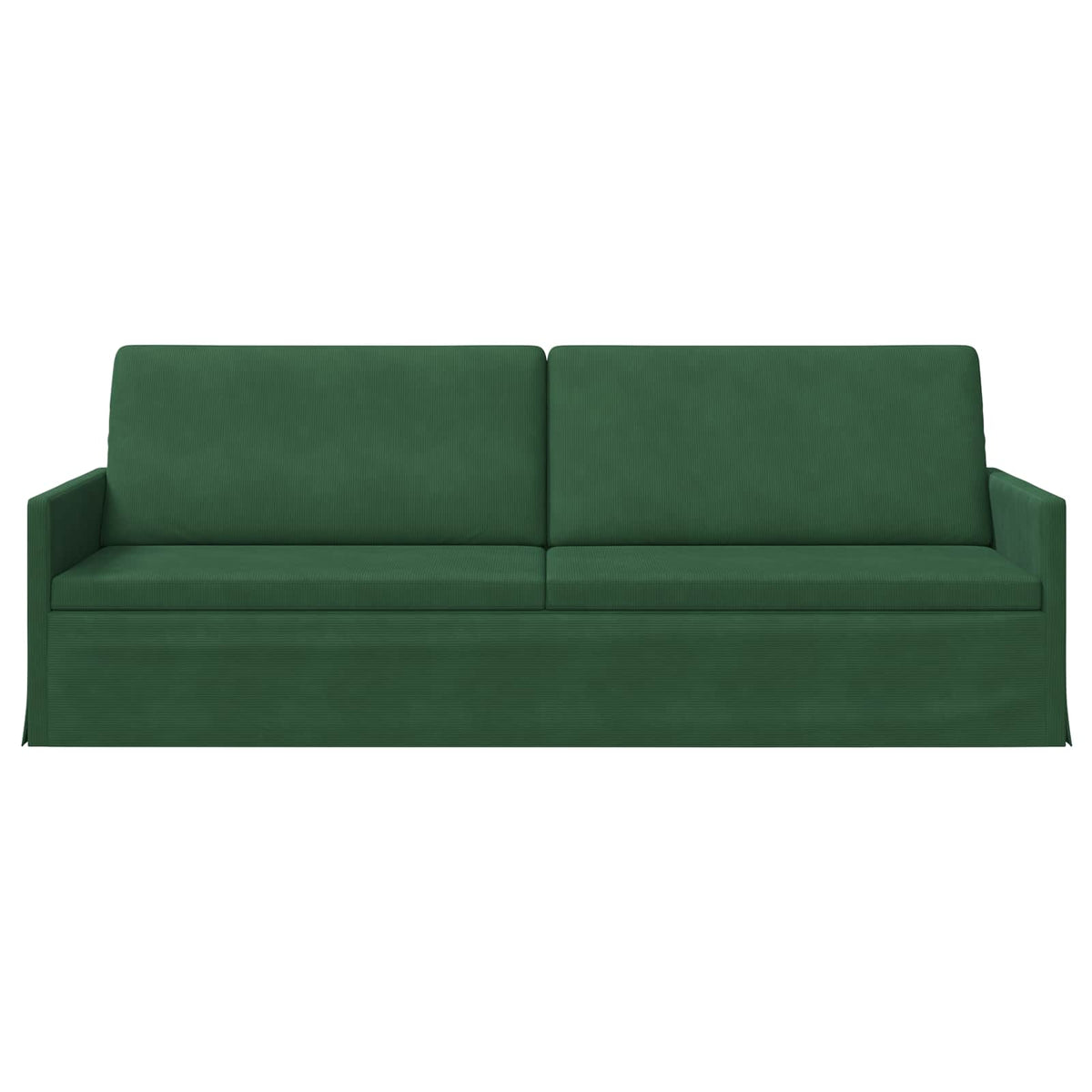 3 Seater Sofa Jungle Green 220 x 81 x 82 cm Corduroy Fabric