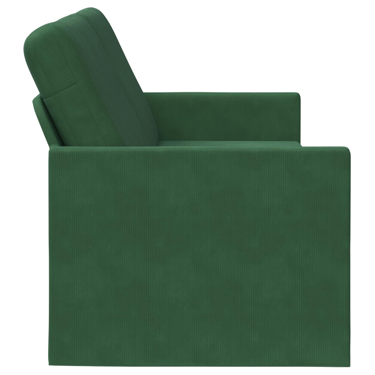 3 Seater Sofa Jungle Green 220 x 81 x 82 cm Corduroy Fabric