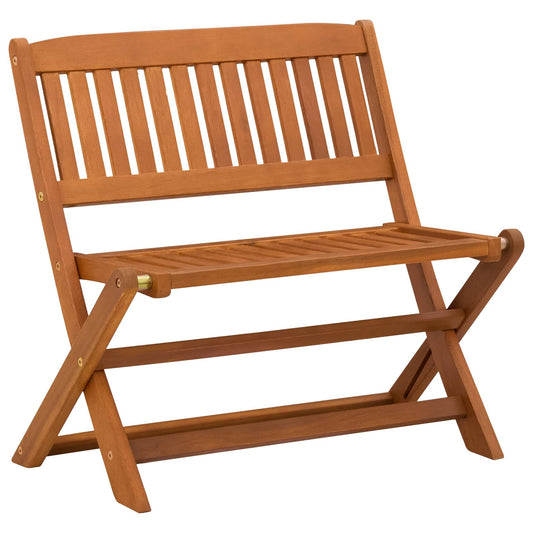 Children Bench 1 -Seater 61 x 38 x 57 cm Solid Eucalyptus Wood