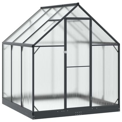 Garden Greenhouse with Door Anthracite 72.24 x 72.24 x 81.50 in