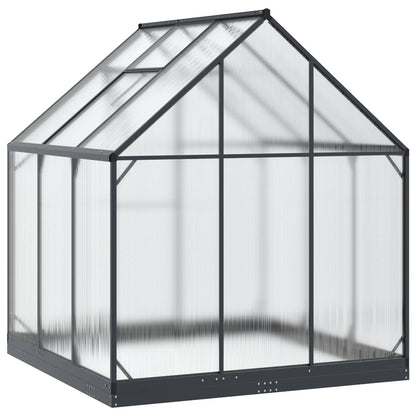 Garden Greenhouse with Door Anthracite 72.24 x 72.24 x 81.50 in