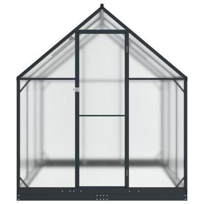 Garden Greenhouse with Door Anthracite 72.24 x 72.24 x 81.50 in