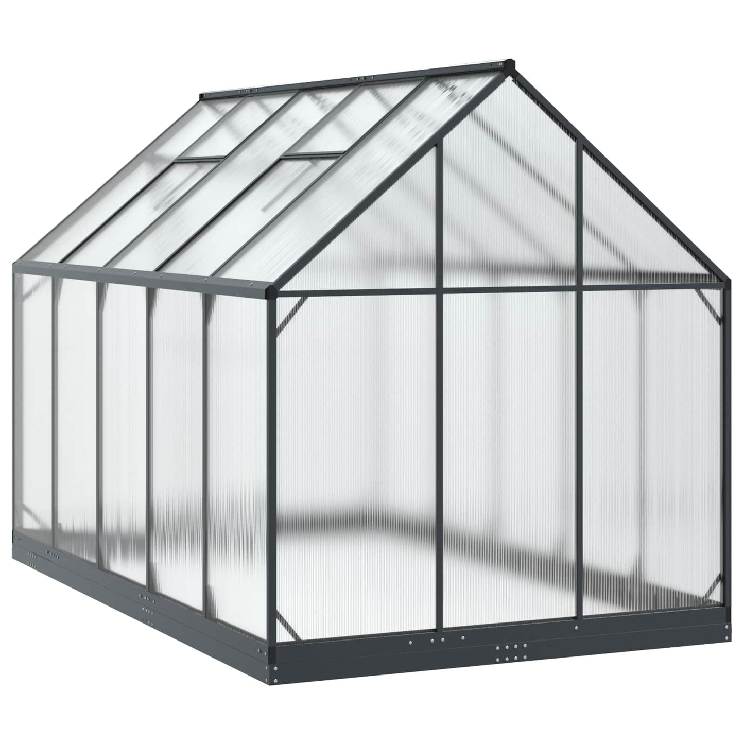 Garden Greenhouse Anthracite 72.24 x 119.49 x 81.50 in