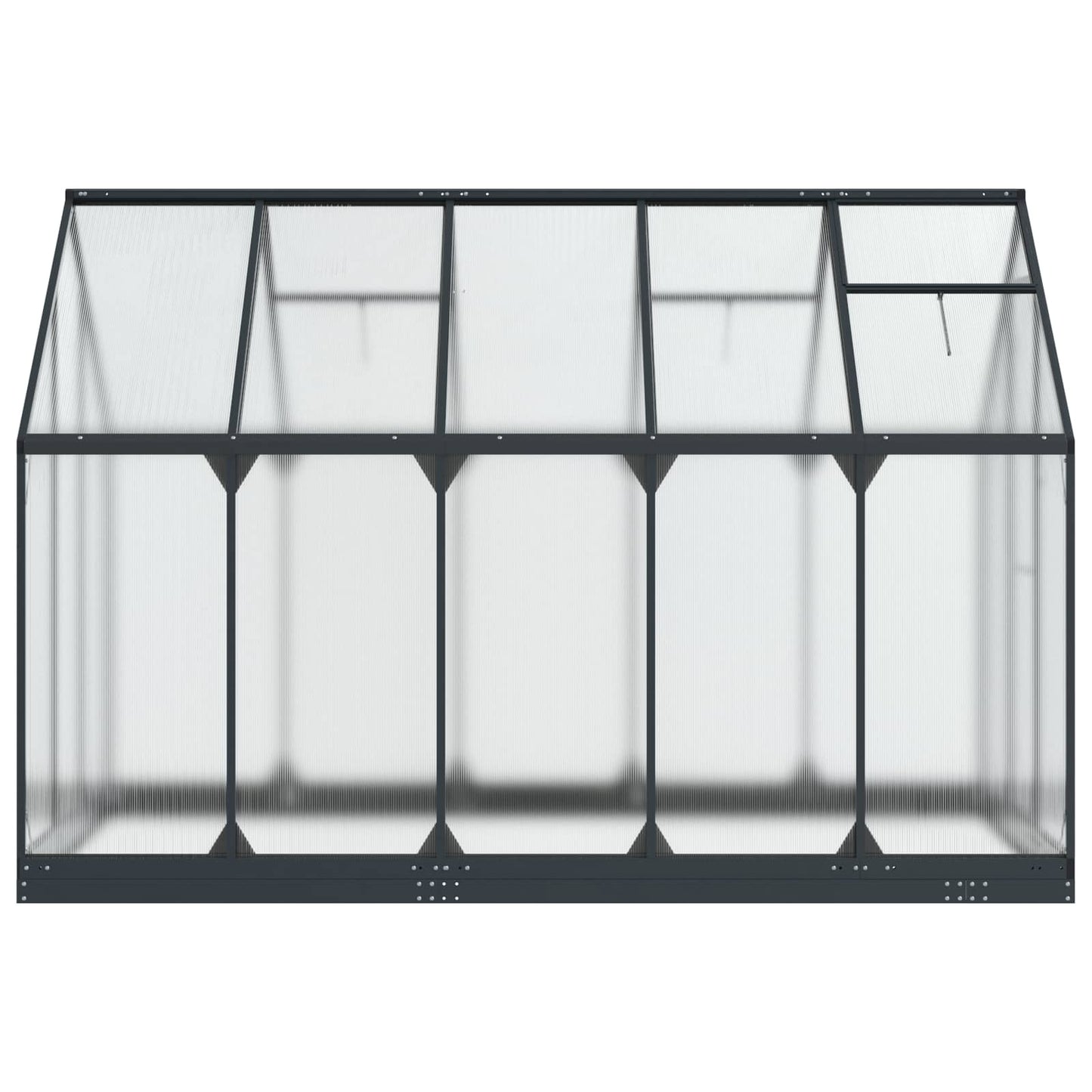 Garden Greenhouse Anthracite 72.24 x 119.49 x 81.50 in