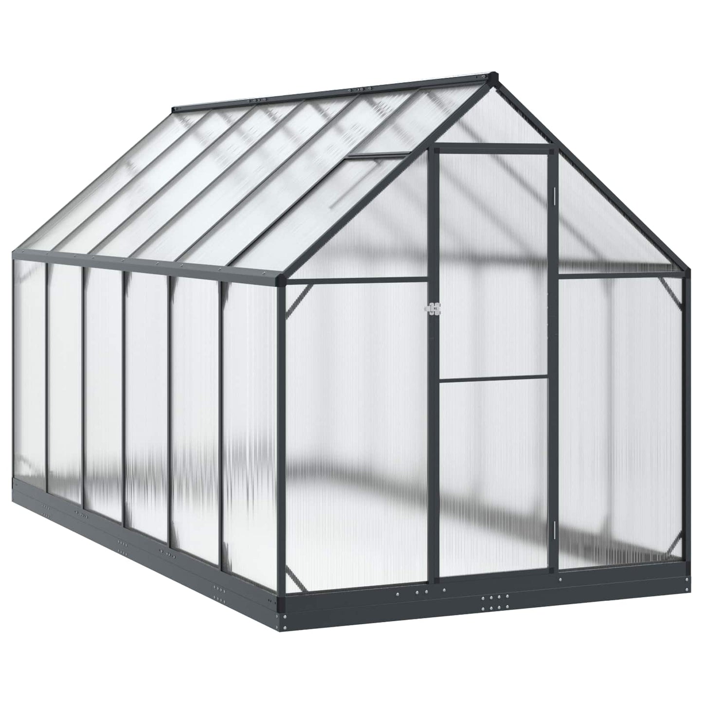 Garden Greenhouse Anthracite 72.24 x 143.11 x 81.50 in