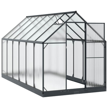 Garden Greenhouse Anthracite 72.24 x 143.11 x 81.50 in