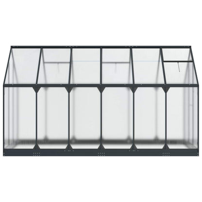 Garden Greenhouse Anthracite 72.24 x 143.11 x 81.50 in