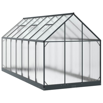 Garden Greenhouse Anthracite 72.24 x 166.73 x 81.50 in