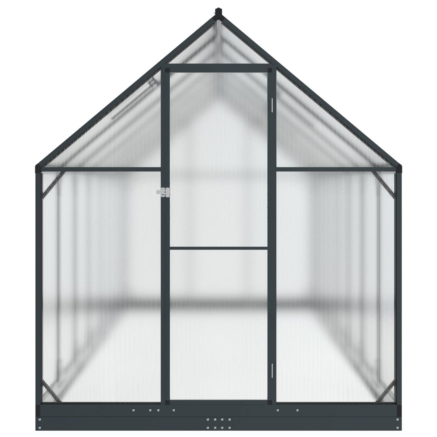 Garden Greenhouse Anthracite 72.24 x 166.73 x 81.50 in