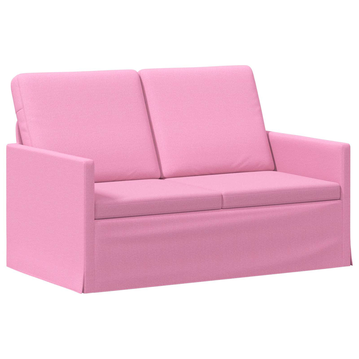 Sofa Set 2 pcs Pink Fabric