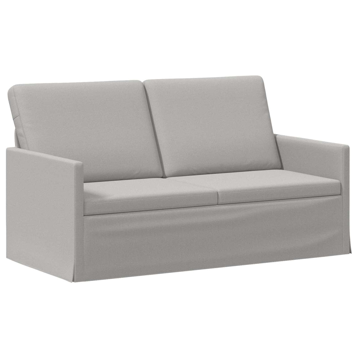 Sofa Set 2 pcs Cloud Grey Fabric