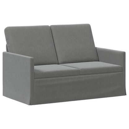 Sofa Set 2 pcs Dark Grey Velvet
