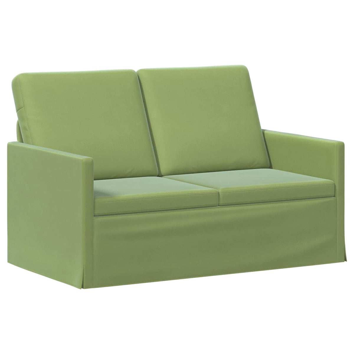 Sofa Set 2 pcs Light Green Velvet