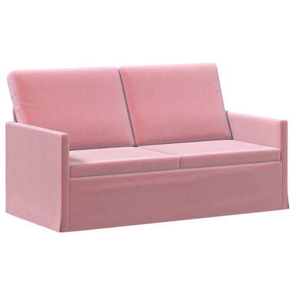 Sofa Set 2 pcs Pink Velvet