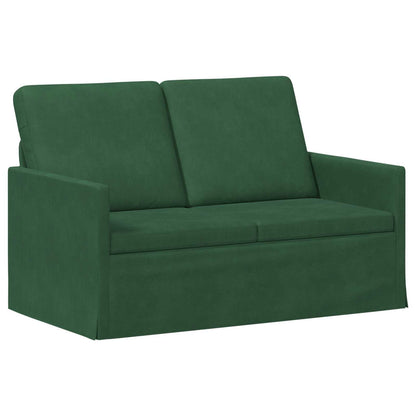 Sofa Set 2 pcs Jungle Green Corduroy Fabric
