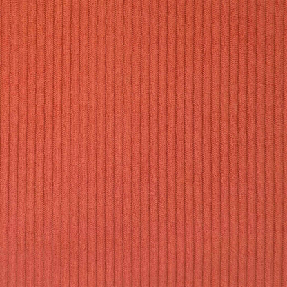 Sofa Set 2 pcs Red Orange Corduroy Fabric