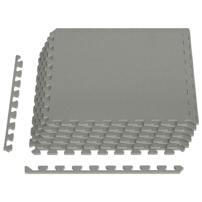 Pool Ground Mat 6 pcs Grey 2.16 m² EVA Foam