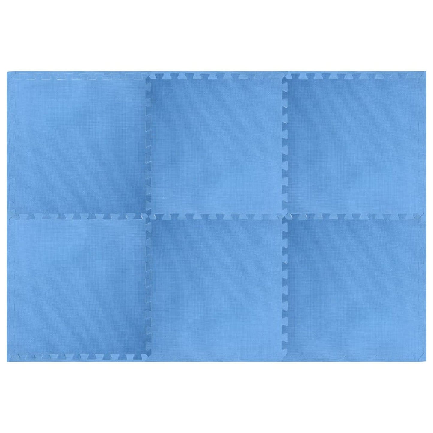 Pool Ground Mat 6 pcs Blue 2.16 ㎡ EVA Foam