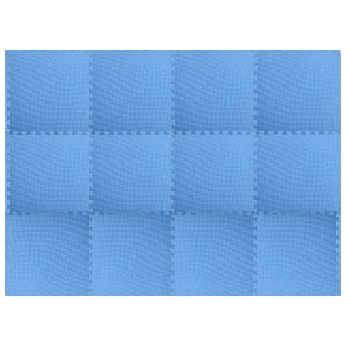 Pool Ground Mat 12 pcs Blue 4.32 ㎡ EVA Foam