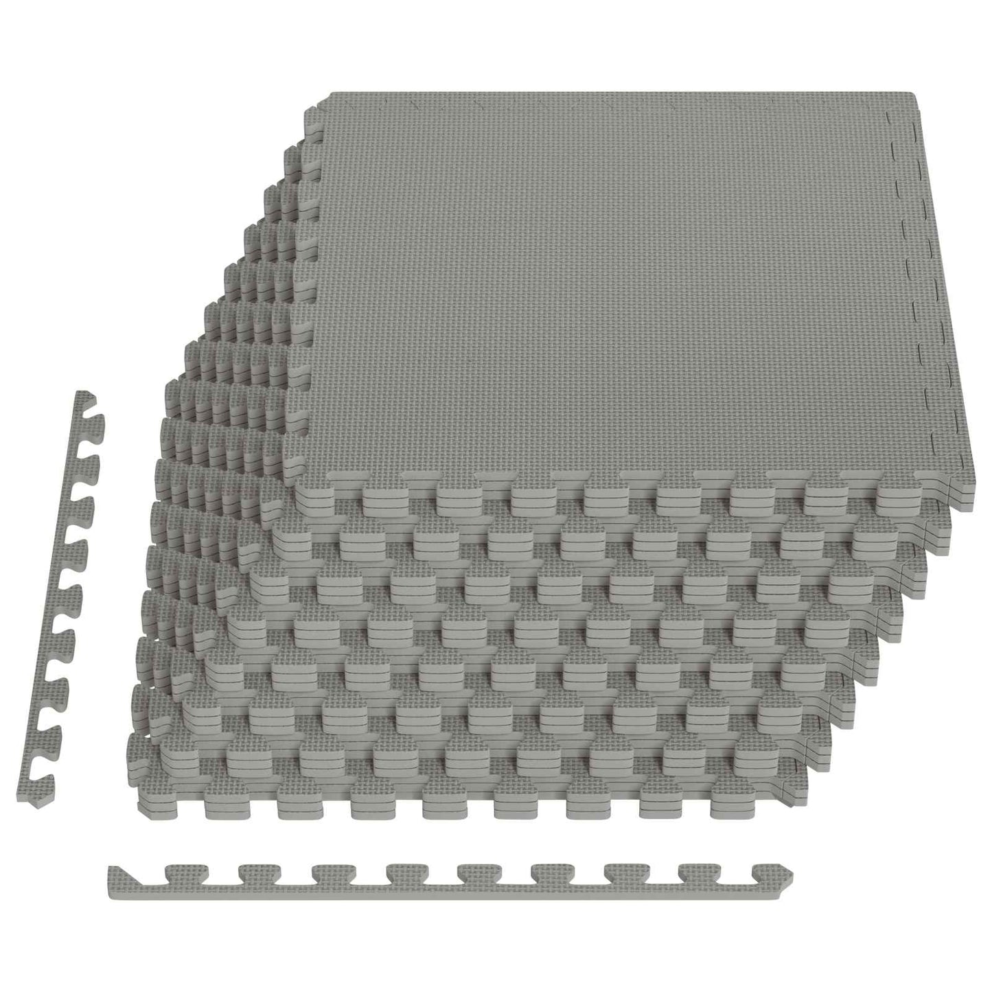 Pool Ground Mat 24 pcs Grey 8.64 m² EVA Foam