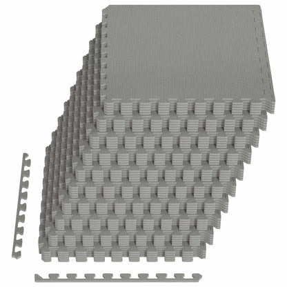 Pool Ground Mat 40 pcs Grey 14.4 m² EVA Foam