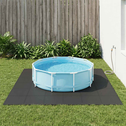 Pool Ground Mat 40 pcs Black 14.4 m² EVA Foam