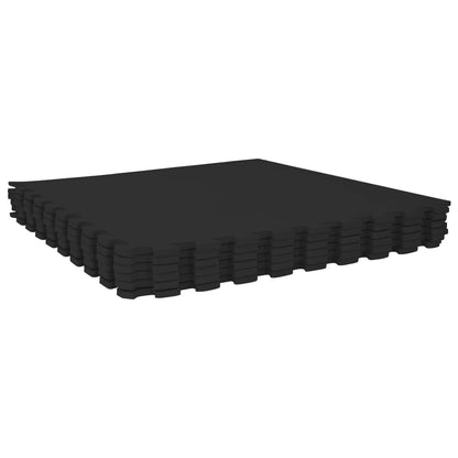 Pool Ground Mat 50 pcs Black 18 m² EVA Foam