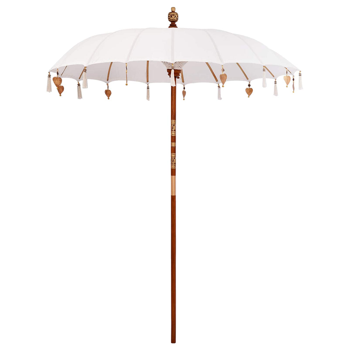 Balinese Parasol with Base Round 190 x 190 x 295 cm