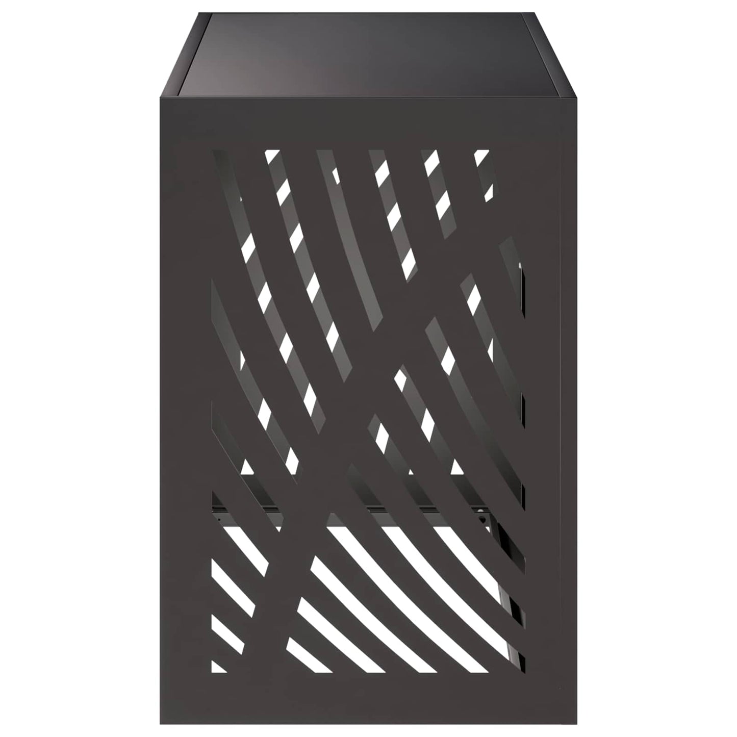 Air Conditioner Cover Black 90 x 40 x 60 cm Steel