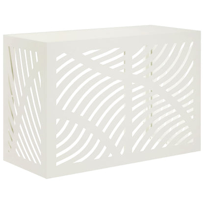 Air Conditioner Cover White 90 x 40 x 60 cm Steel