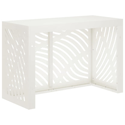 Air Conditioner Cover White 90 x 40 x 60 cm Steel