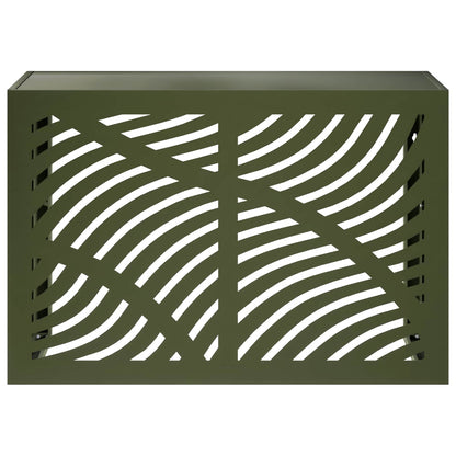 Air Conditioner Cover Olive Green 90 x 40 x 60 cm Steel