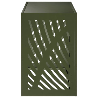 Air Conditioner Cover Olive Green 90 x 40 x 60 cm Steel