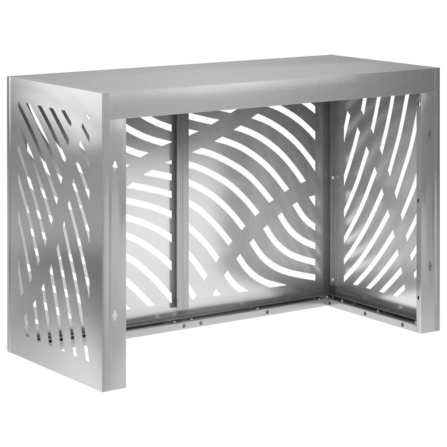 Air Conditioner Cover Silver 90 x 40 x 60 cm Galvanised Steel