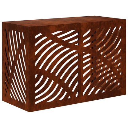 Air Conditioner Cover Rusty 90 x 40 x 60 cm Weathering Steel