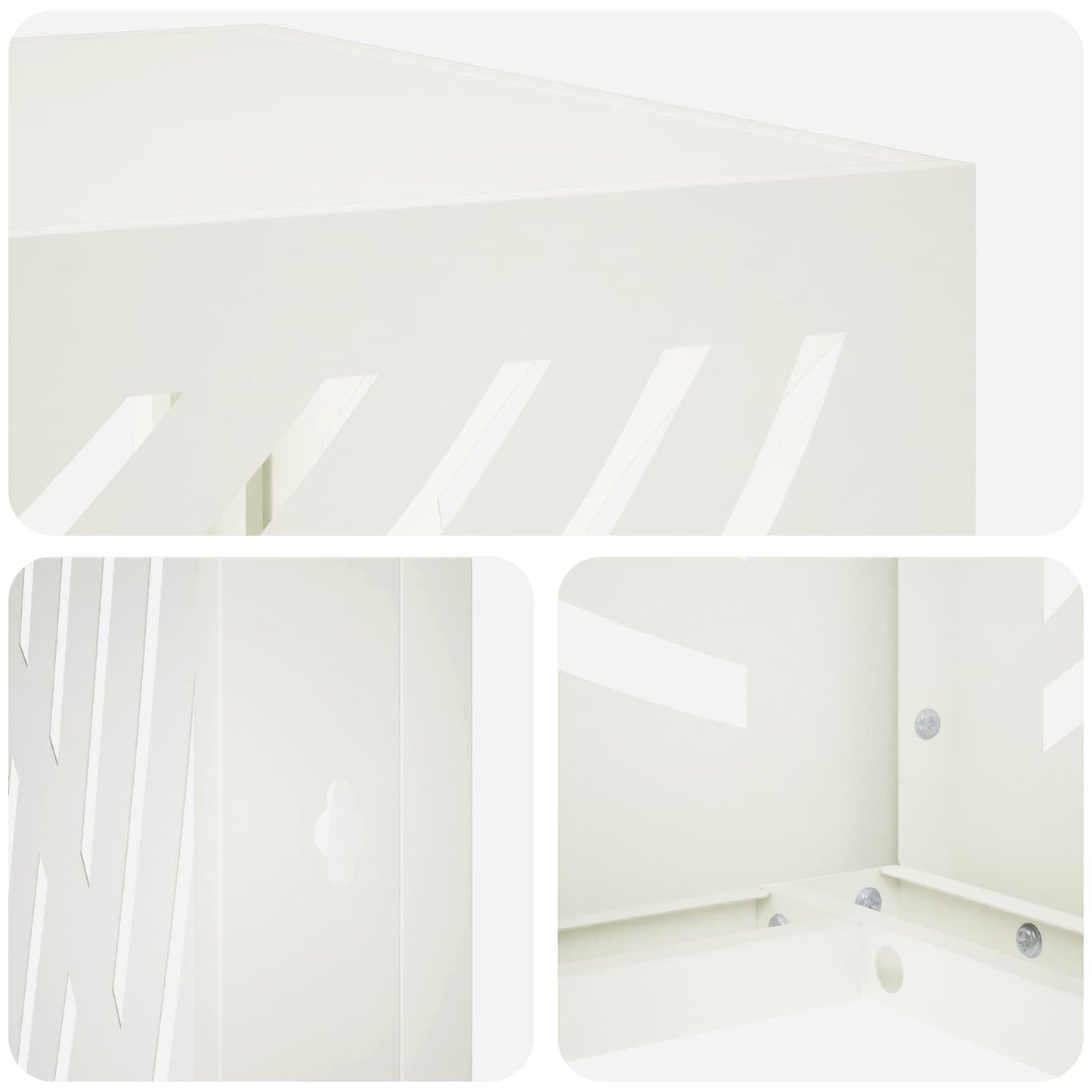 Air Conditioner Cover White 100 x 50 x 70 cm Steel