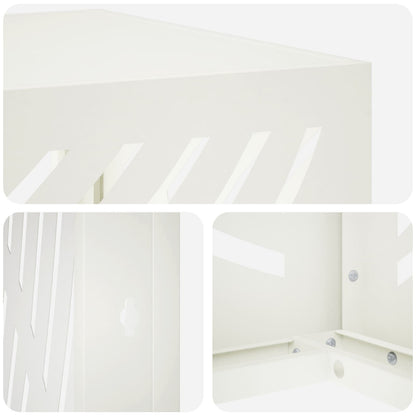 Air Conditioner Cover White 100 x 50 x 70 cm Steel