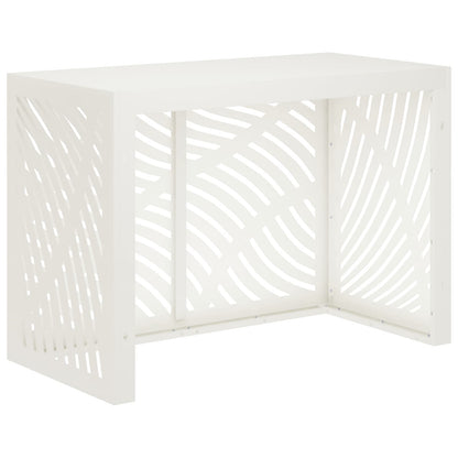 Air Conditioner Cover White 100 x 50 x 70 cm Steel