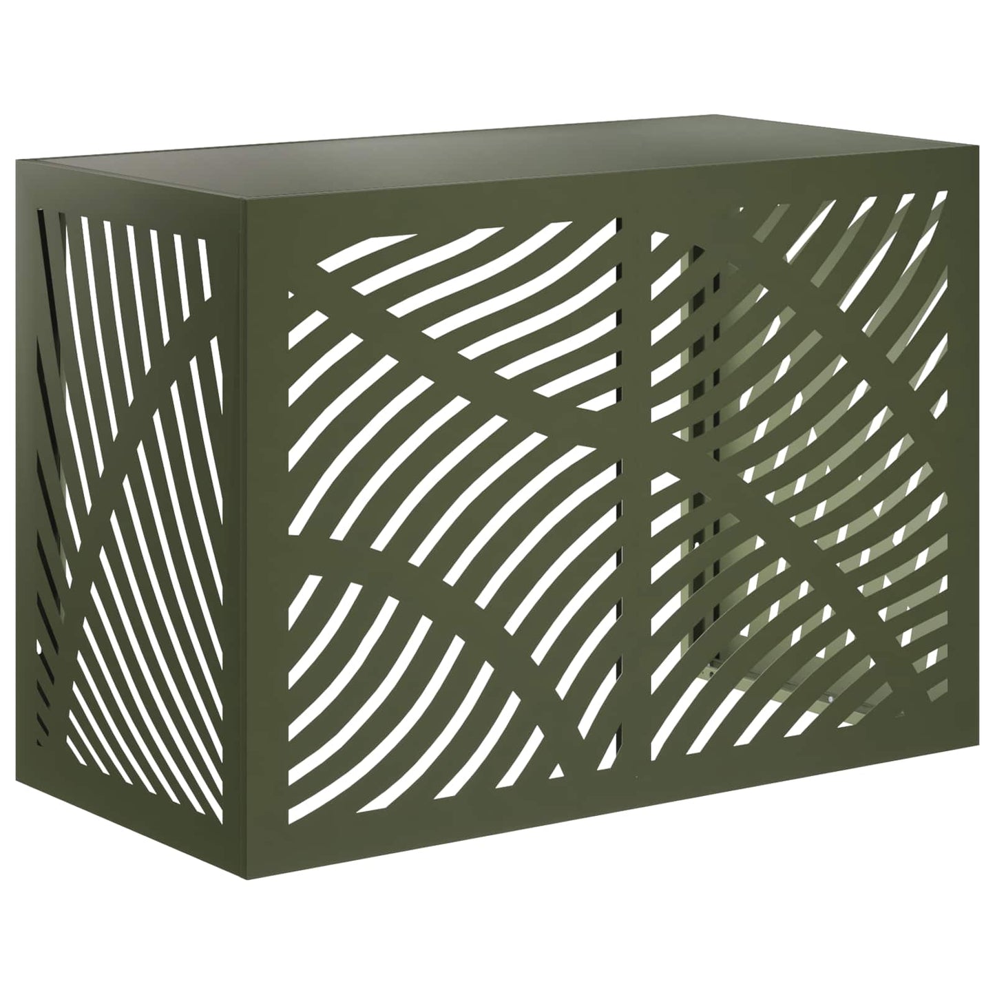 Air Conditioner Cover Olive Green 100 x 50 x 70 cm Steel