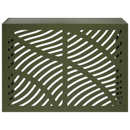 Air Conditioner Cover Olive Green 100 x 50 x 70 cm Steel