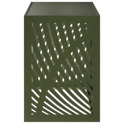 Air Conditioner Cover Olive Green 100 x 50 x 70 cm Steel