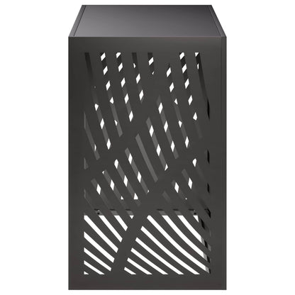 Air Conditioner Cover Black 110 x 50 x 80 cm Steel