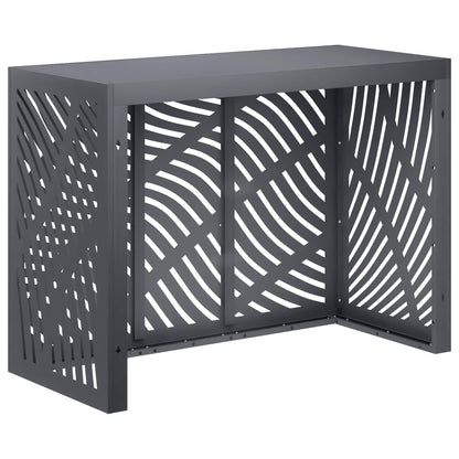 Air Conditioner Cover Anthracite 110 x 50 x 80 cm Steel