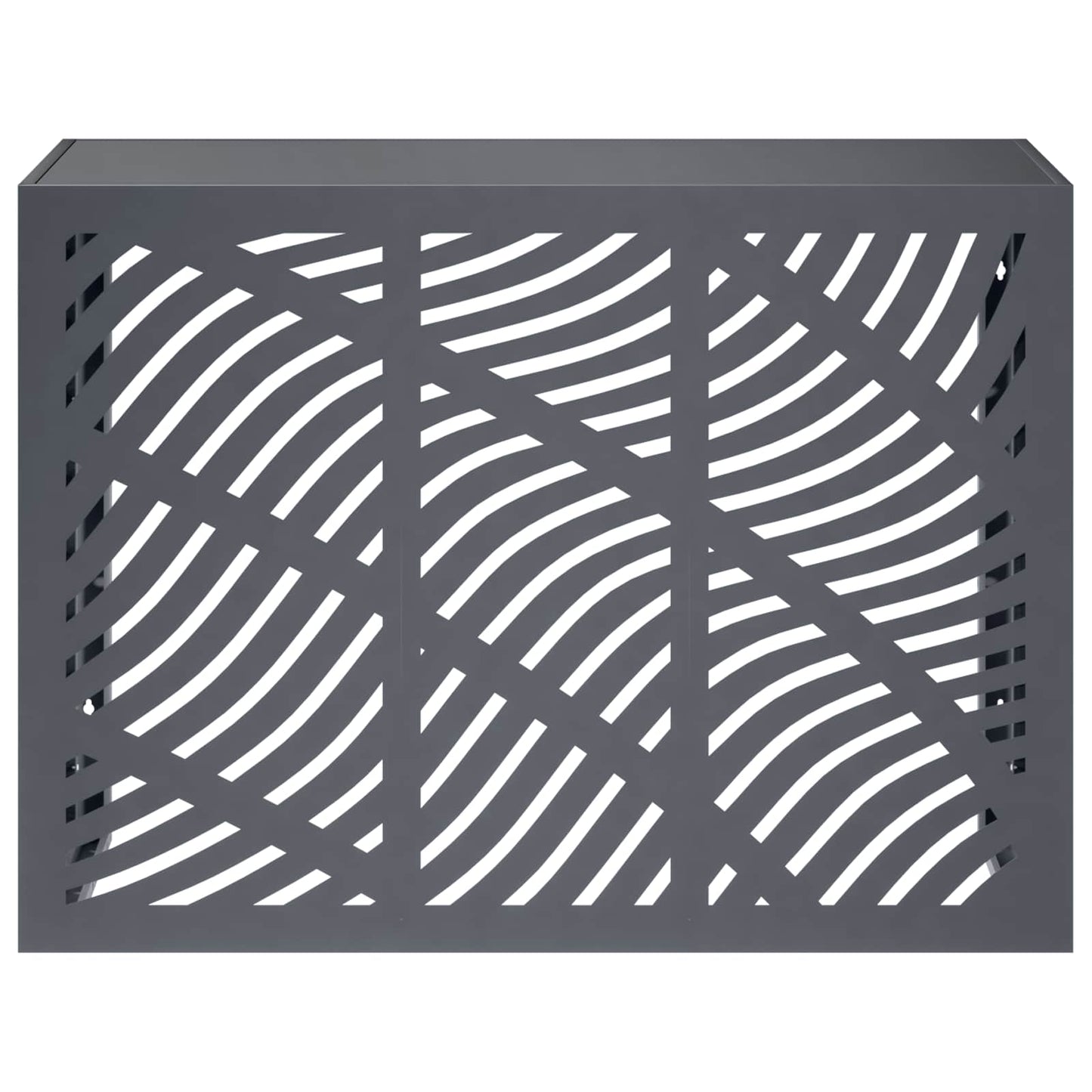 Air Conditioner Cover Anthracite 110 x 50 x 80 cm Steel