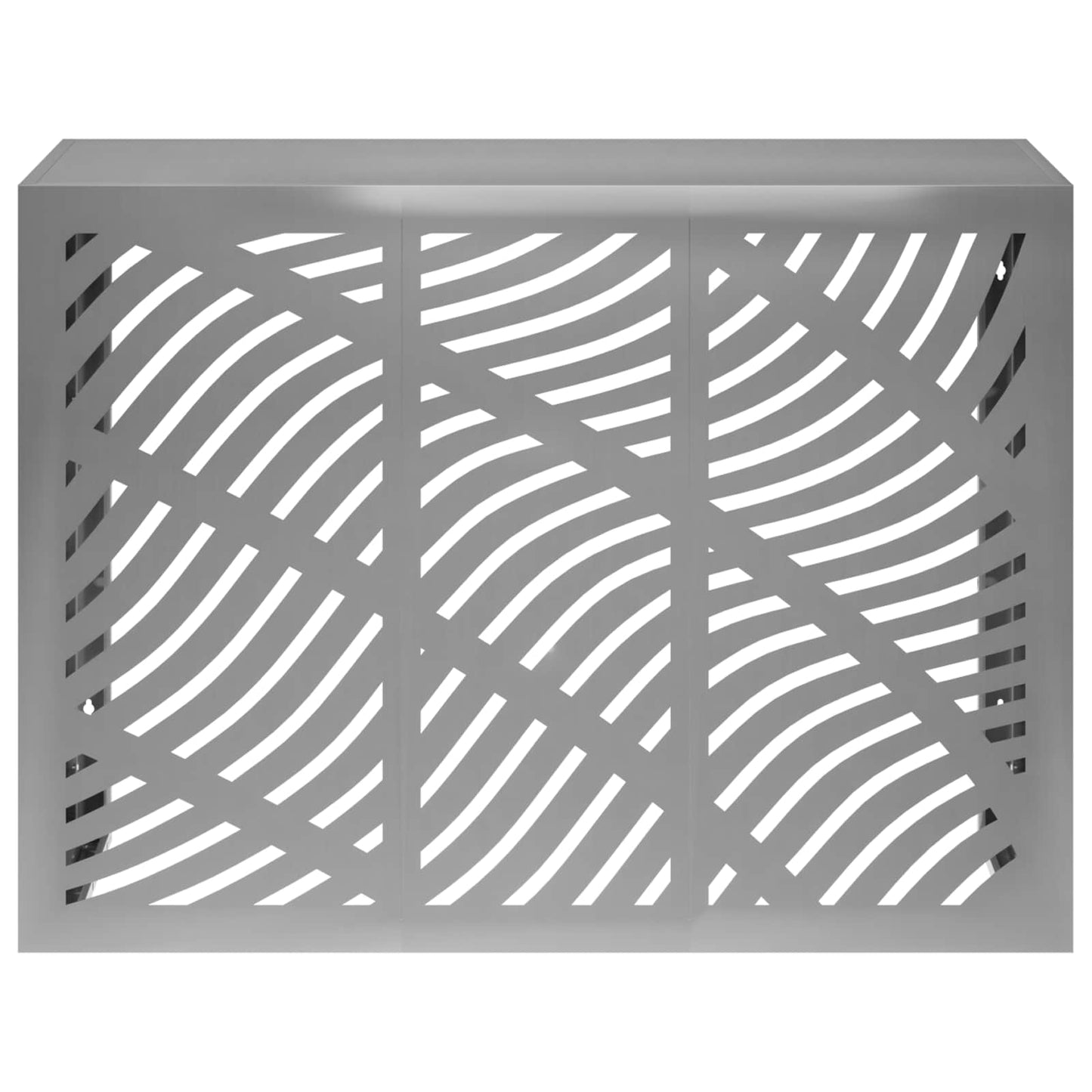 Air Conditioner Cover Silver 110 x 50 x 80 cm Galvanised Steel