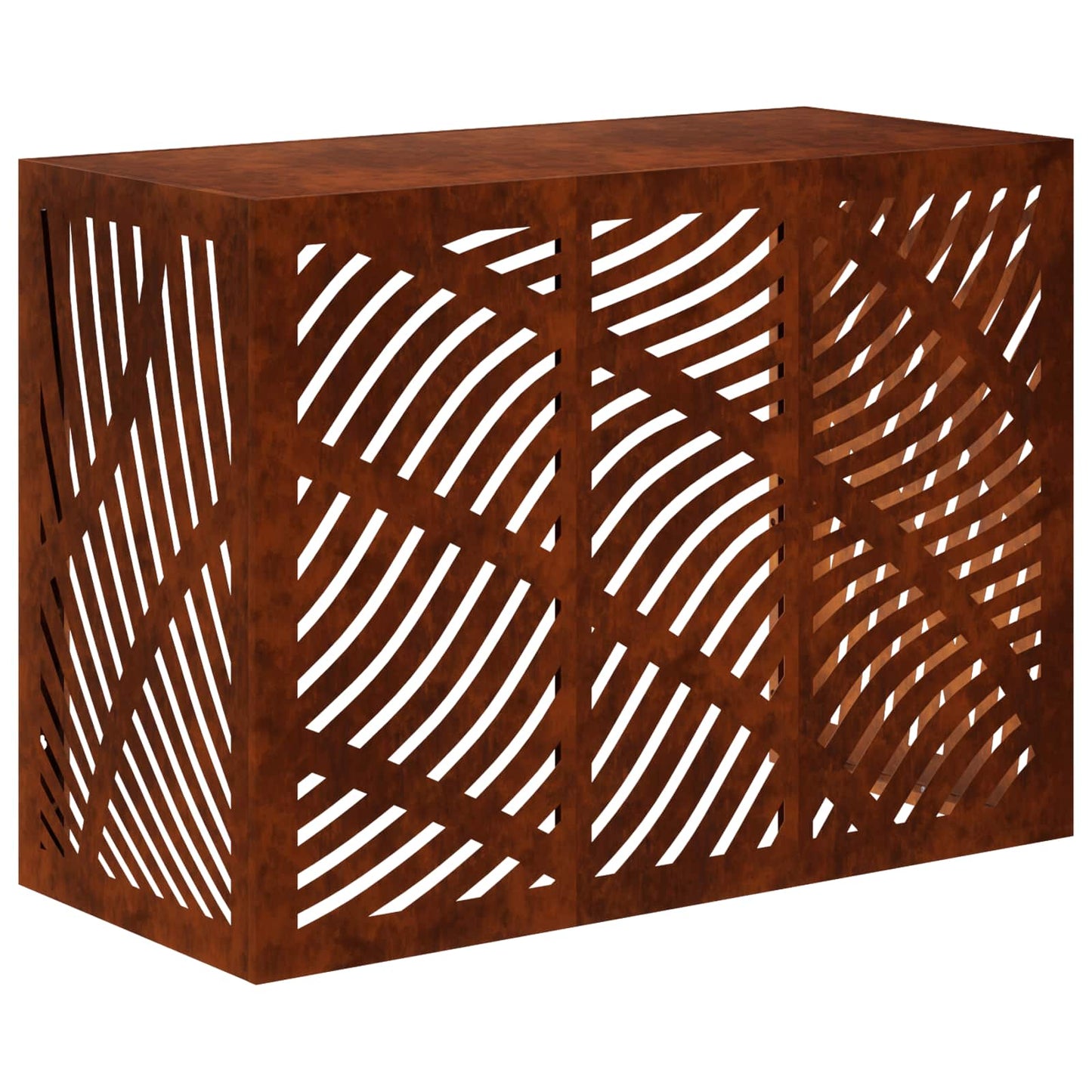 Air Conditioner Cover Rusty 110 x 50 x 80 cm Weathering Steel