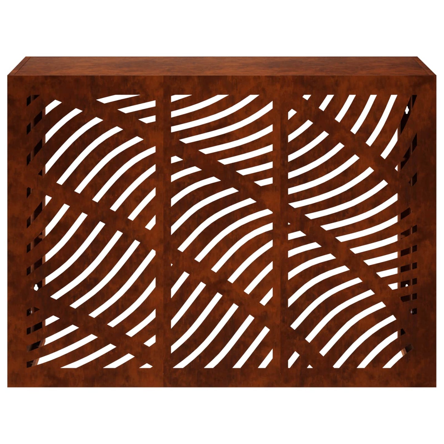 Air Conditioner Cover Rusty 110 x 50 x 80 cm Weathering Steel