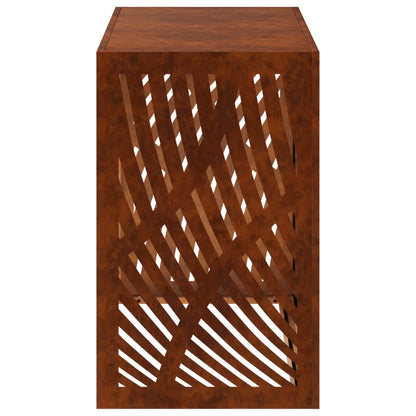 Air Conditioner Cover Rusty 110 x 50 x 80 cm Weathering Steel
