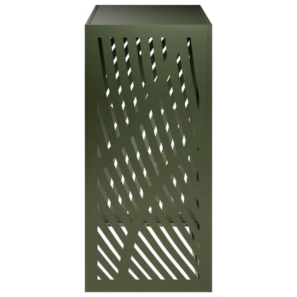 Air Conditioner Cover Olive Green 110 x 50 x 105 cm Steel
